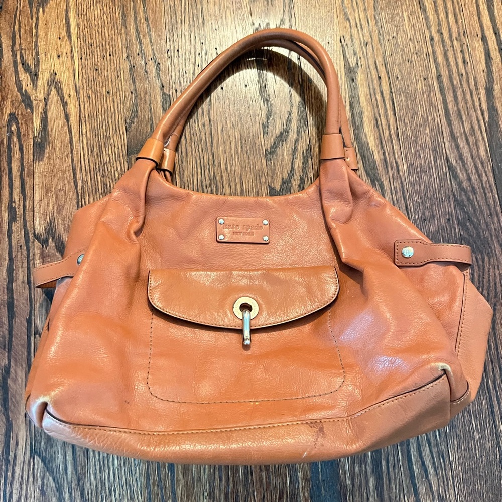 Kate Spade Tan Leather Shoulder Bag